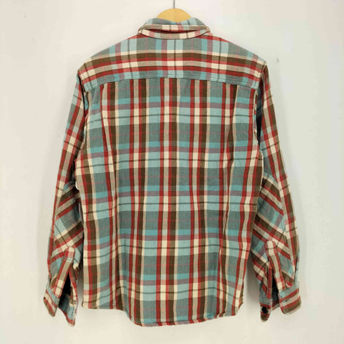 アルカルザ ALCARZA HEAVY FLANNNEL SOLID SHIRT メンズ import:L