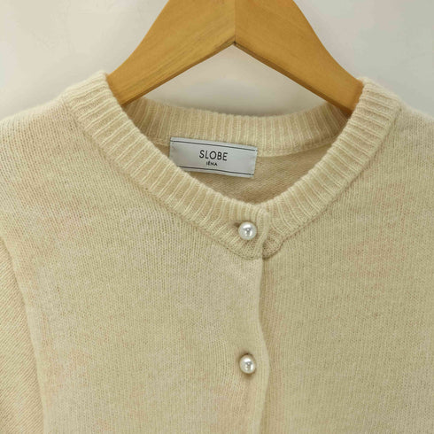 スローブイエナ SLOBE IENA ウールカシミヤ柄編みカーディガン レディース