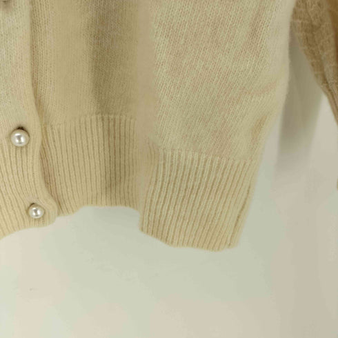 スローブイエナ SLOBE IENA ウールカシミヤ柄編みカーディガン レディース