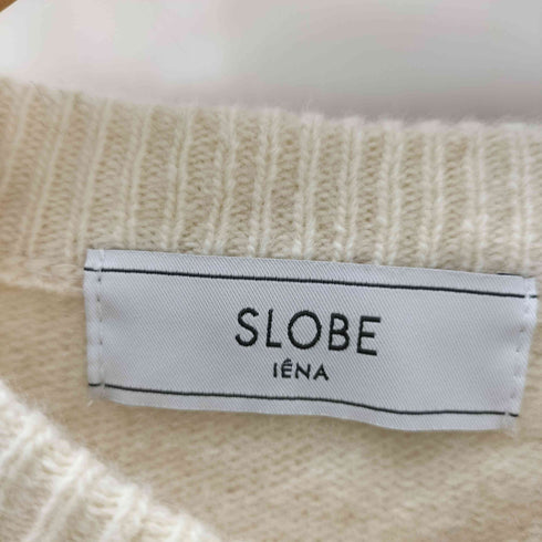 スローブイエナ SLOBE IENA ウールカシミヤ柄編みカーディガン レディース