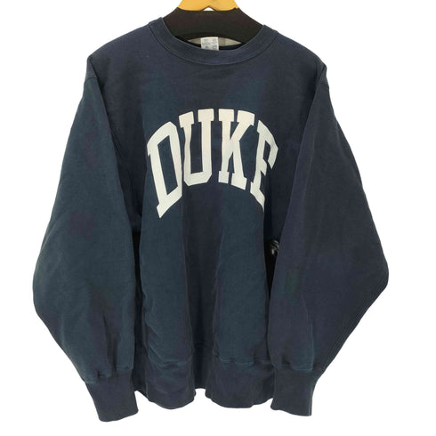 チャンピオン Champion 90S 刺繍タグ メキシコ製 REVERSE WEAVE リバースウィーブ DUKE アーチ ロゴ スウェット メンズ import:L