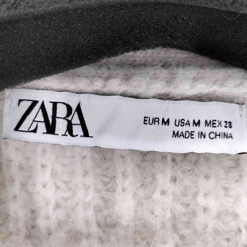 ザラ ZARA 裏編みニットカーディガン レディース import:M