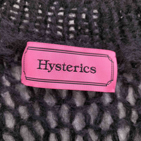 ヒステリックス HYSTERICS モヘヤ混 ローゲージシースルーニット レディース FREE