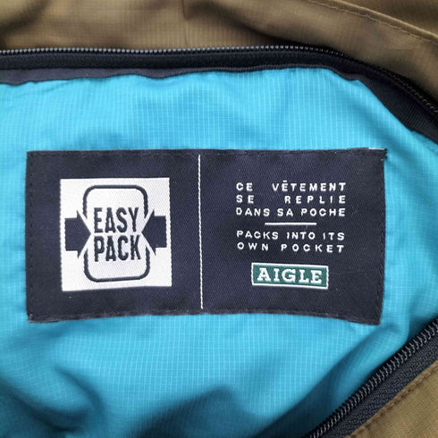 エーグル AIGLE 中綿 キルティング 裾ドローコード フーデッド リバーシブル ジャケット メンズ JPN:L