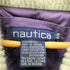ノーティカ NAUTICA 90S DUCK DOWN FEATHER ダックダウン フェザー リブニット レザー エルボーパッチ ボンバー ジャケット メンズ import:XL