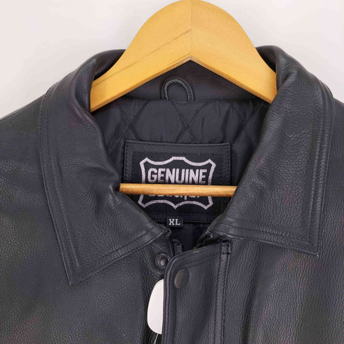 genuine leather 本革 レザー ジャケット メンズ import:XL