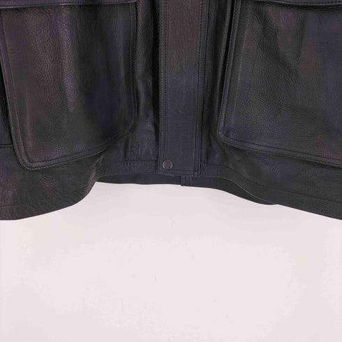 genuine leather 本革 レザー ジャケット メンズ import:XL