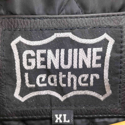 genuine leather 本革 レザー ジャケット メンズ import:XL