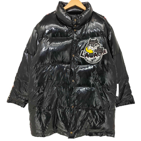 LAGACHE ワッペン 袖テープ ダウンジャケット メンズ