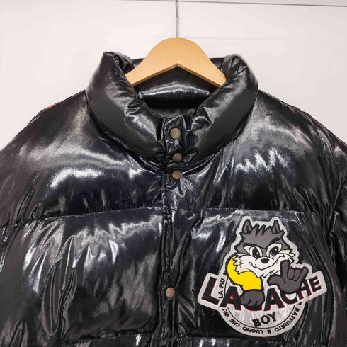 LAGACHE ワッペン 袖テープ ダウンジャケット メンズ