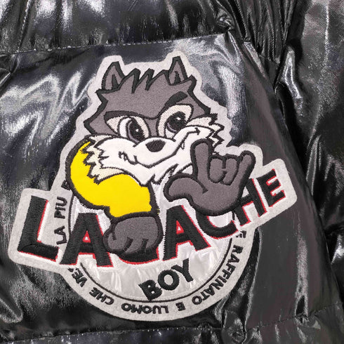 LAGACHE ワッペン 袖テープ ダウンジャケット メンズ