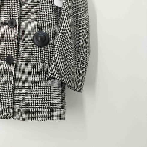 マッキントッシュ Mackintosh 千鳥格子柄 ピーコート レディース 30