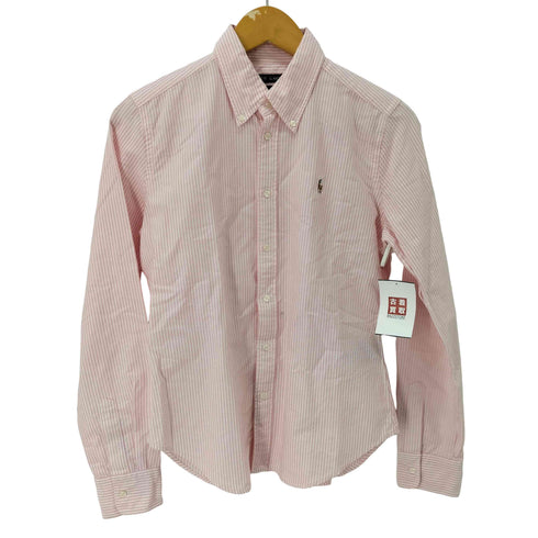 ラルフローレン RALPH LAUREN SUPER SLIM FIT スーパースリムフィット ボタンダウンシャツ レディース US:8