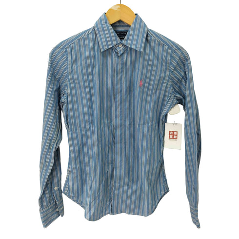 ラルフローレン RALPH LAUREN SUPER SLIM FIT スーパースリムフィット ドレスシャツ レディース US:8