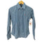 ラルフローレン RALPH LAUREN SUPER SLIM FIT スーパースリムフィット ドレスシャツ レディース US:8