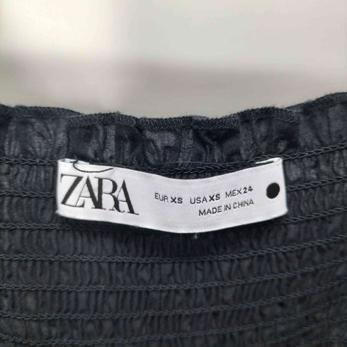 ザラ ZARA ギャザー レースデザイン キャミワンピース レディース JPN:XS