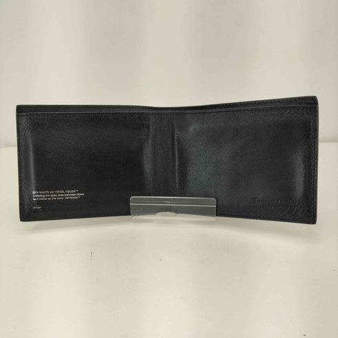 オフホワイト OFF-WHITE BI-FOLD バイフォールド 迷彩 レザー 二つ折り財布 メンズ