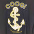 クージー COOGI 00S ロゴ 碇 刺繍クルーネック L/S カットソー ロンT メンズ import:XL