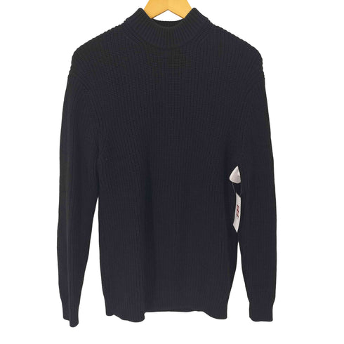 ザラ ZARA ローゲージ ハイネック リブニット メンズ JPN:M