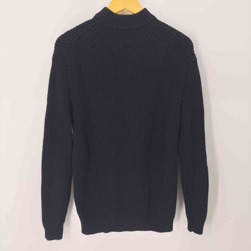 ザラ ZARA ローゲージ ハイネック リブニット メンズ JPN:M