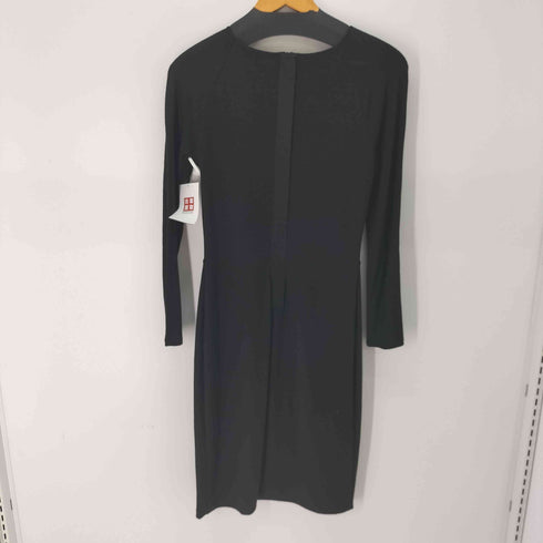 スポーツマックス SPORTMAX イタリア製 メッシュ切替 ボディコンワンピース ベルト付属 レディース import:M