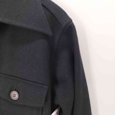 アーペーセー A.P.C. レギュラーカラー フロントポケット ウールシャツジャケット メンズ import:M