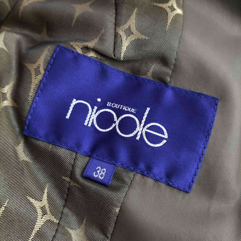 ニコル NICOLE ケープカラーダウンコート レディース JPN:38