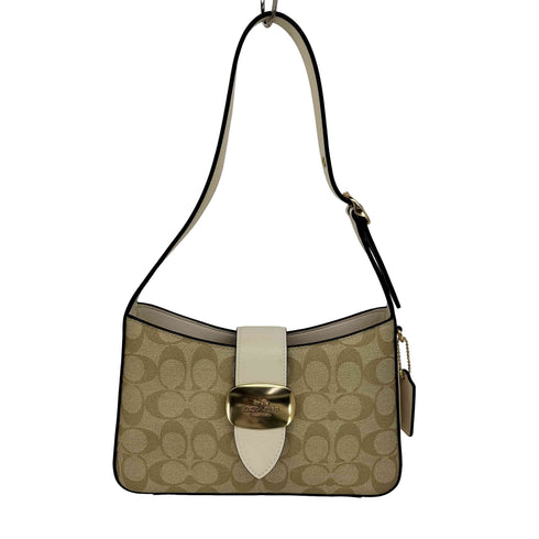 コーチ COACH エライザ ショルダー バッグ・シグネチャー キャンバス レディース