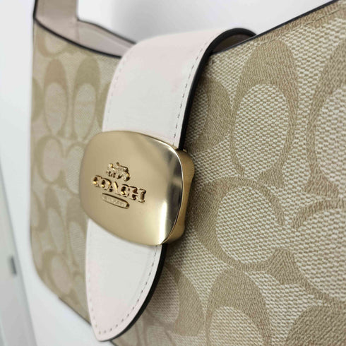 コーチ COACH エライザ ショルダー バッグ・シグネチャー キャンバス レディース