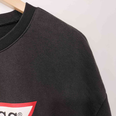 ゲス GUESS トライアングルロゴ スウェット メンズ import:L