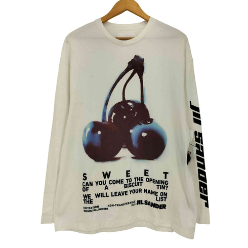 ジルサンダー JIL SANDER 23aw Cherry Print Long Sleeve T-Shirt メンズ import:M