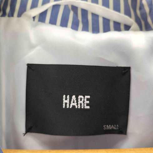 ハレ HARE ビッグシルエット フルジップ ストライプ ジャケット メンズ JPN:S