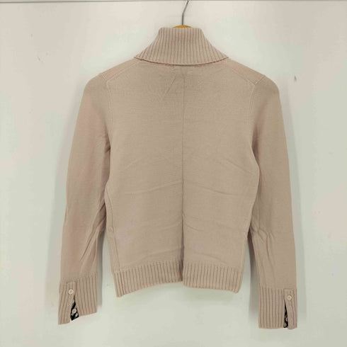 バーバリーロンドン BURBERRY LONDON 袖ノバチェック ロゴ刺繍 ウール タートルネックニット レディース 2