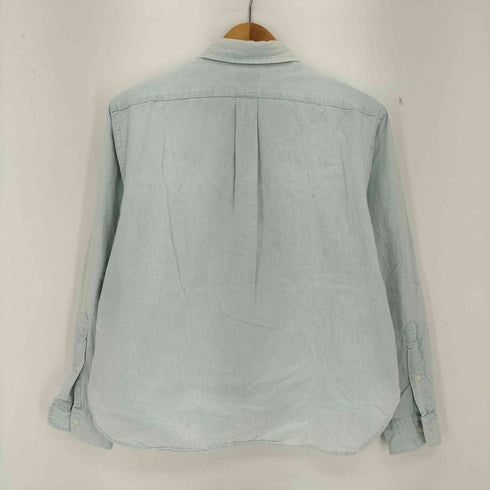ポロバイラルフローレン Polo by RALPH LAUREN 復刻タグ リラックスド フィット シャンブレーシャツ レディース import:XS