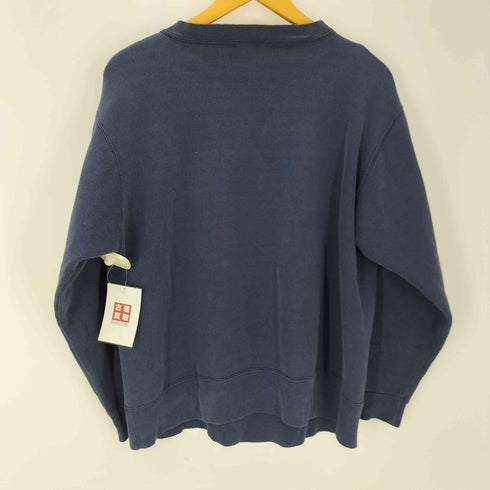 チャンピオン Champion 80S USA製 トリコタグ はめ込みVガゼット NOTRE DAME カレッジロゴ 3段 プリント スウェット メンズ import:L