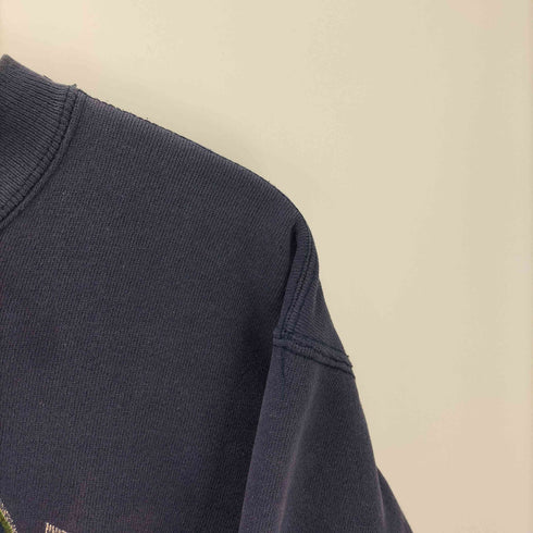 チャンピオン Champion 80S USA製 トリコタグ はめ込みVガゼット NOTRE DAME カレッジロゴ 3段 プリント スウェット メンズ import:L