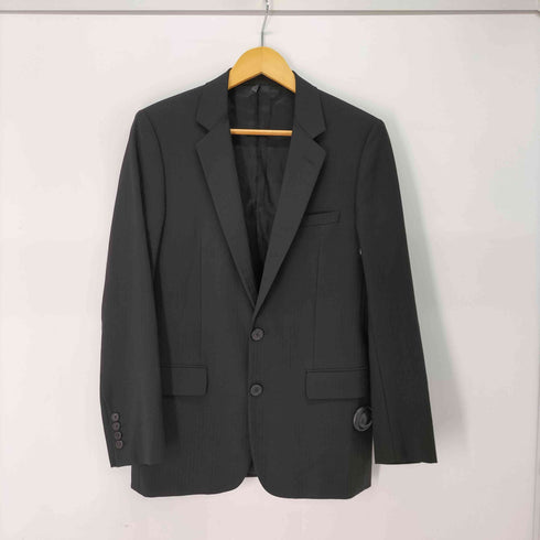 ディオールオム Dior HOMME エディ期 2B ストライプテーラードジャケット&スラックス セットアップ メンズ TOPS:48/PANTS:48