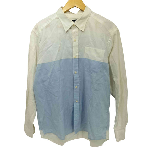 エディーバウアー Eddie Bauer ヘンプコットン バイカラー レギュラーカラーシャツ メンズ import:M