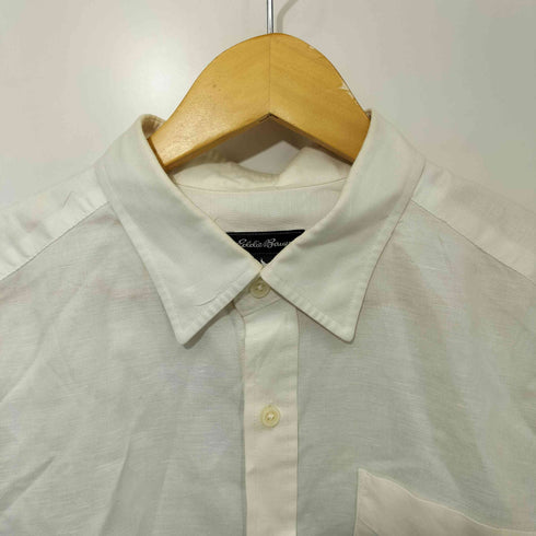 エディーバウアー Eddie Bauer ヘンプコットン バイカラー レギュラーカラーシャツ メンズ import:M