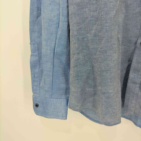 エディーバウアー Eddie Bauer ヘンプコットン バイカラー レギュラーカラーシャツ メンズ import:M