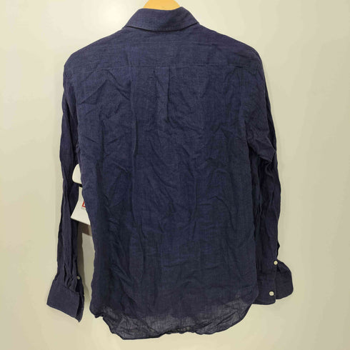フェアファクス FAIRFAX リネン100 ボタンダウン シャツ メンズ import:M