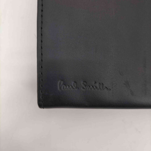 ポールスミス Paul Smith ハンドステッチ レザー ロングウォレット 二つ折り 長財布 メンズ