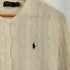 ポロラルフローレン POLO RALPH LAUREN 現行タグ ポニー刺繍 ウールカシミヤ ケーブルニットカーディガン レディース import:S
