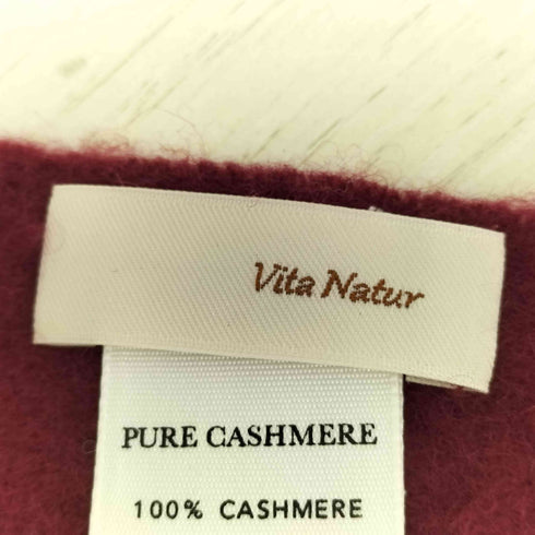 VITA NATUR カシミヤ100% マフラー CASHMERE レディース