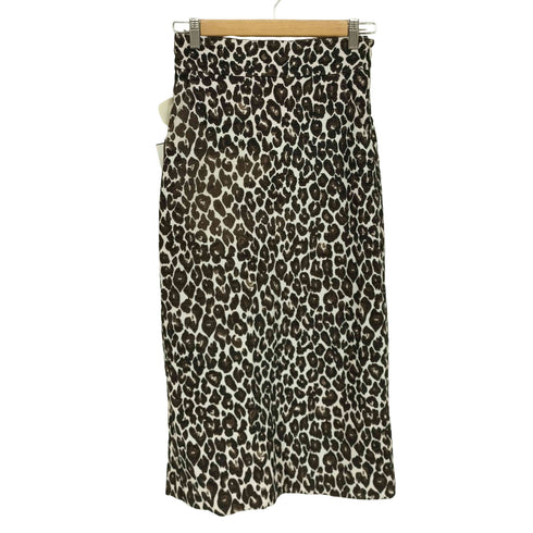 ディスコート Discoat レオパードマキシスカート レディース S