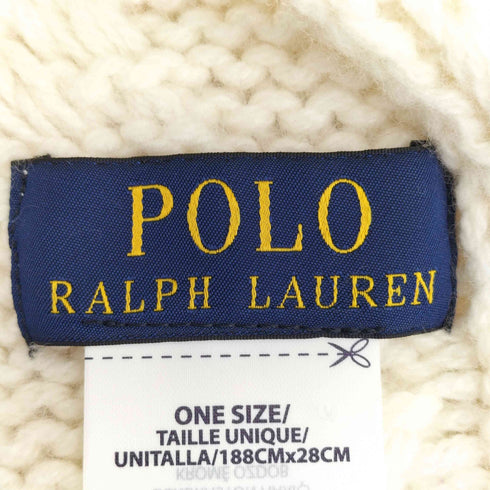 ポロラルフローレン POLO RALPH LAUREN ポロベア ケーブルニット マフラー メンズ