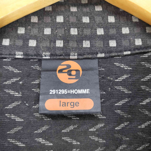 ニーキューイチニーキューゴーオム 291295=HOMME オールドイングリッシュプリントボックスシャツ Y2K メンズ L