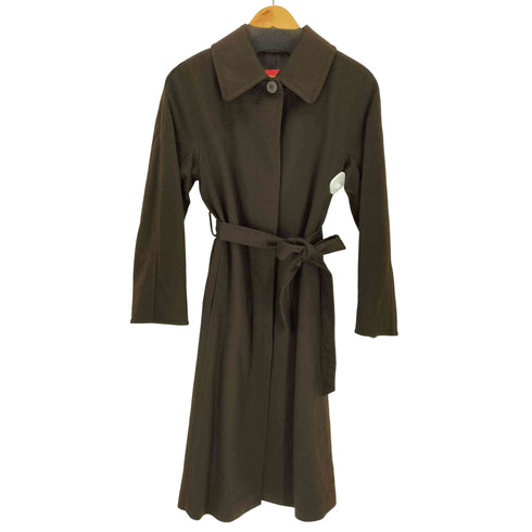 ピエールカルダン pierre cardin ベルト付き ステンカラーコート レディース 160/80A