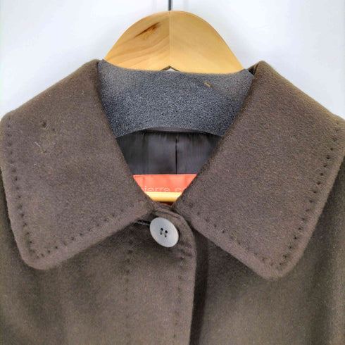 ピエールカルダン pierre cardin ベルト付き ステンカラーコート レディース 160/80A