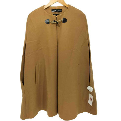 ザラ ZARA MANTECO ケープコート ポンチョ レディース import:M